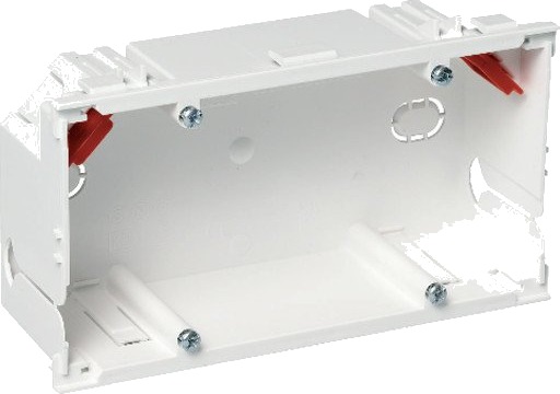 Schneider Electric 5586155 Apparatboks 60 mm hvit Dobbel Installasjonsmaterial
