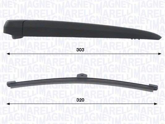 Viskerarmsett vindusspyling MAGNETI MARELLI 000723180464