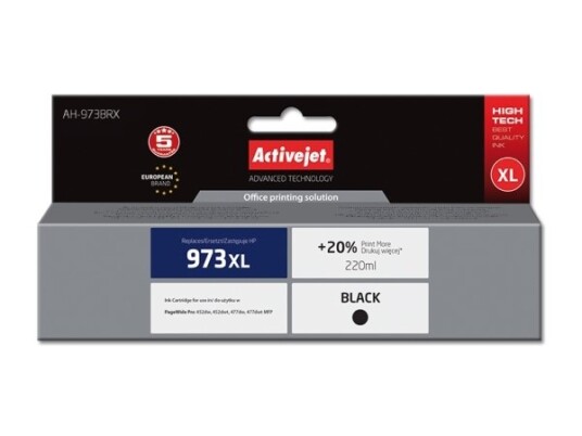 Activejet Ah-973Brx Høyt (Xl) Utbytte Sort 220 Ml 220 Ml 1 Stykker Enkeltpakke