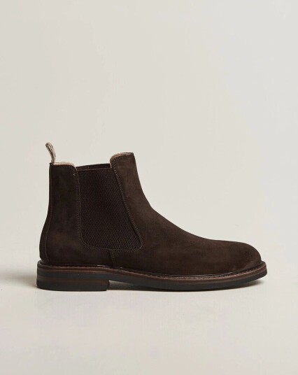 Astorflex Kudoflex Dainite Chelsea Boot Dark Brown Suede