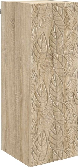 vidaXL Vegghengt skap Sonoma eik 33 x 34,5 x 90 cm Konstruert tre