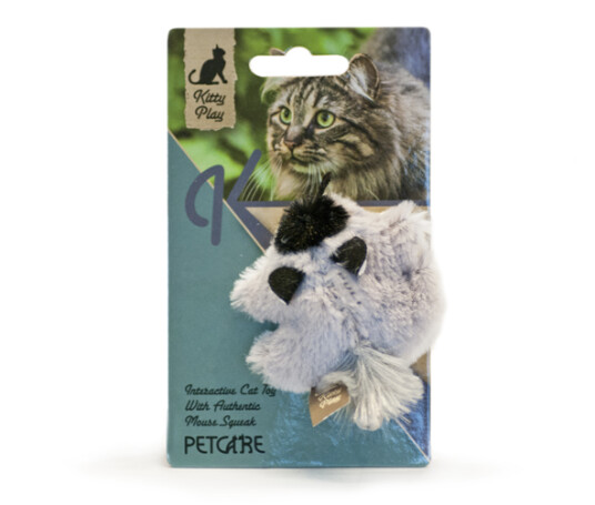 Kitty Play Squeaking Racoon Kitty Play Squeaking Racoon