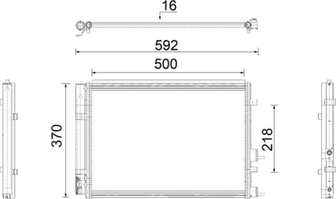 MAHLE AC 920 000P Kondensator, klimaanlegg