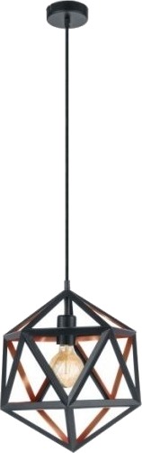 Eglo Embleton 1 Pendel E27 Ø305 Svart/Kobber Eglo Embleton 1 Pendel E27 Ø305 Svart/Kobber