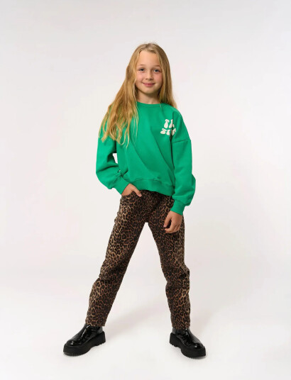 The New Tnphyliss Os Sweatshirt Green 98/104