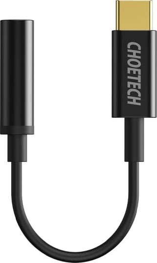 Choetech Usb-Adapter Choetech Aux003 Usb-C Til 3,5 Mm Lydkontaktadapter Svart