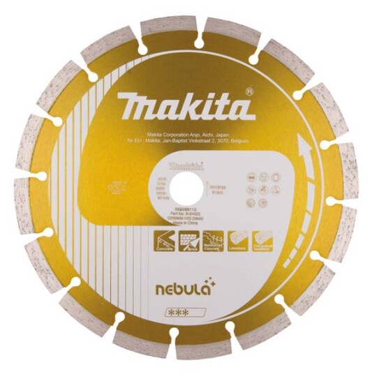 Makita Nebula 230 mm Diamantskive for Betong og Murstein B-54025 Makita Nebula 230 mm Diamantskive for Betong og Murstein B-54025