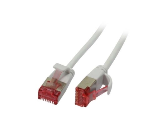 Patchkabel Rj45 Cat6 250Mhz 7,5M Hvit U/Ftp Slimline Rund D=3,6Mm Synergy 21 S217288