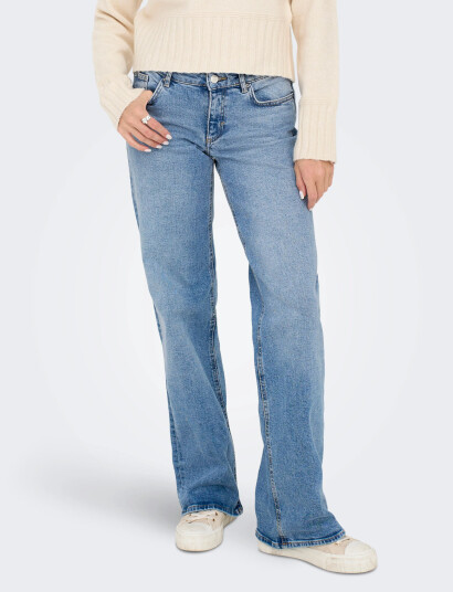 ONLY Onljuicy Lw Wide Leg Dnm Rea365 Noos - Blue - 27 x 32