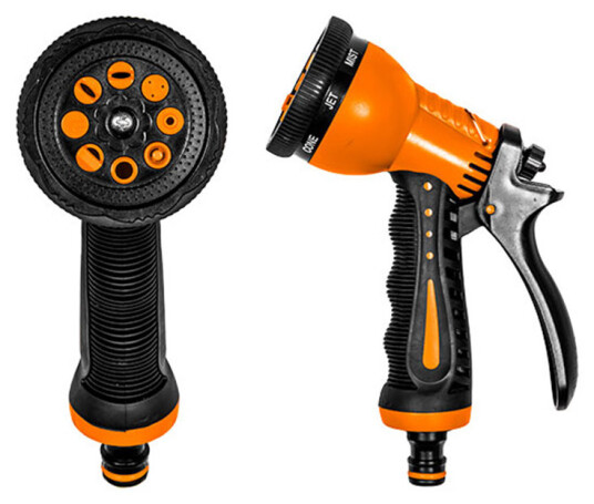 Bradas vanningspistol med 7 funksjoner, ergonomisk