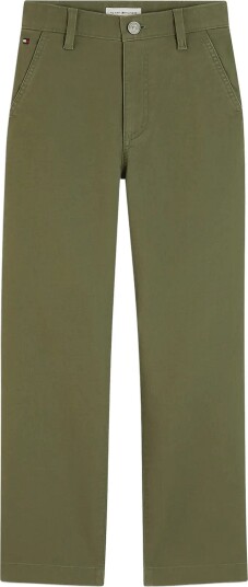 Tommy Hilfiger Relaxed Herringbone Twill Pant Khaki green 176