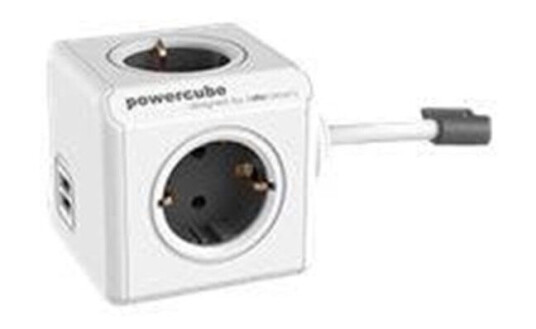 PowerCube Extended USB 1.5 meter (Type F) - Grey PowerCube Extended USB 1.5 meter (Type F) - Grey