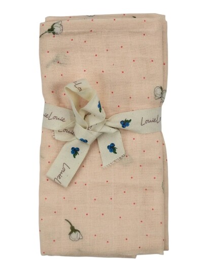 LouieLouie Swaddle Muslin 2 Pack Pink ONE SIZE LouieLouie Swaddle Muslin 2 Pack Pink ONE SIZE