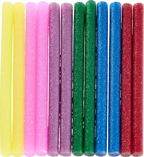 PROBUILDER LIMSTAVER FLERFARGET GLITTER 7X100MM 12STK