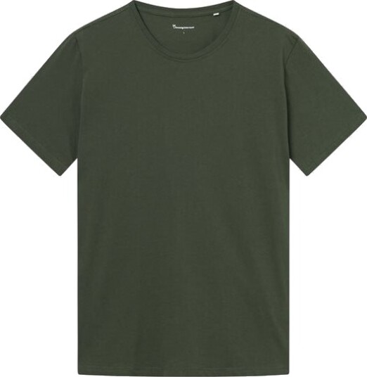 KnowledgeCotton Apparel Tee With Flaglabel Forrest Night KnowledgeCotton Apparel Tee With Flaglabel Forrest Night