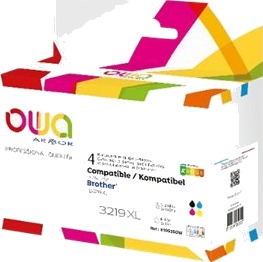 OWA Brother LC3219XL BK/Y/C/M kompatible blekkpatroner 4 pk K10535OW