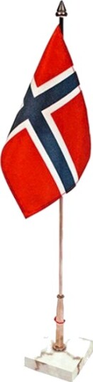 Schutz As Bordflagg med marmorfot 40 cm Schutz As Bordflagg med marmorfot 40 cm