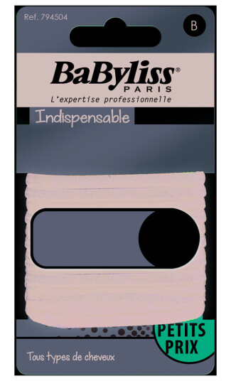 BABYLISS HÅRSTRIKKER 4MM SVART, 12 STK