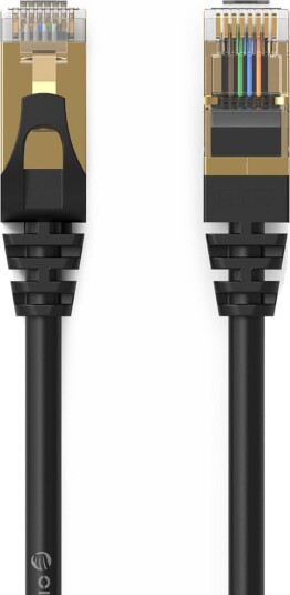 Orico Cat7 10Gbps RJ45 Nettverkskabel 2m - Svart