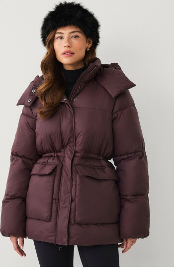 Áhkká Pufferjakke WR Warm Padded Puffer Jacket Brun Áhkká Pufferjakke WR Warm Padded Puffer Jacket Brun