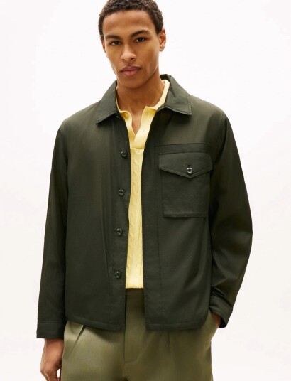 Tommy Hilfiger Extra Lw Shirt Jacket   Khaki green   L