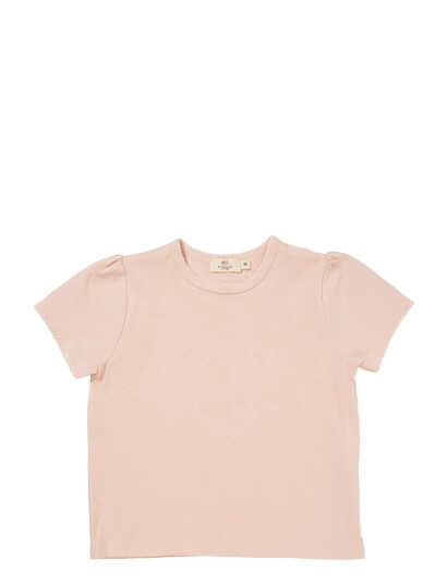 Copenhagen Colors T-Shirt W. Ruffle Sleeves Pink 152 Copenhagen Colors T-Shirt W. Ruffle Sleeves Pink 152