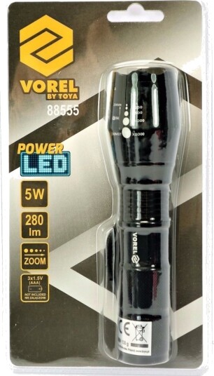 Vorel Žibintuvelis 5W 135 X 40 Mm 88555
