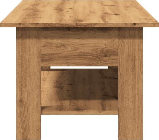 Salongbord artisan eik 102x55x42 cm konstruert tre