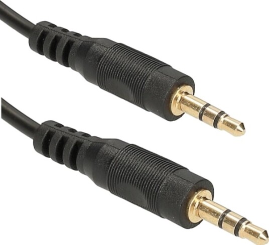 Libox Jack 3,5 Mm Til Jack 3,5 Mm Kabel 3 M Svart Lb0026