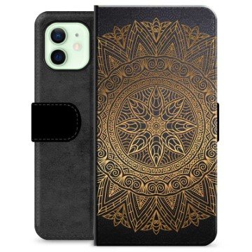 iPhone 12 Premium Lommebok-deksel Mandala