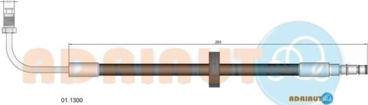 ADRIAUTO 01.1300 Clutchslange