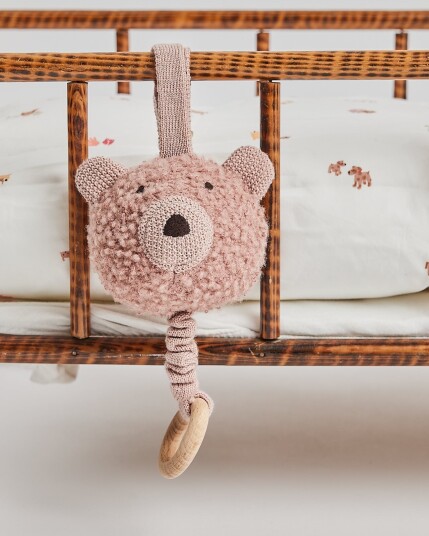 Smallstuff Rosa Musikkuro Ull Bouclé