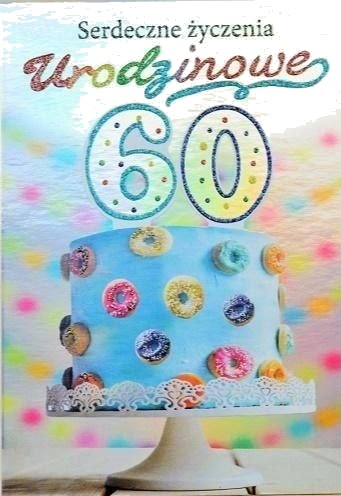Trend Gratulasjonskort Bursdag 60 Ts44