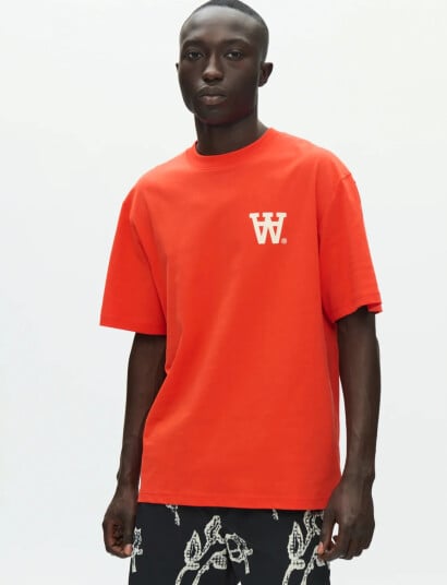 WOOD WOOD Wwliam Tee Aachest 25220 Orange S