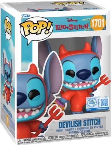Funko Pop! Disney Lilo & Stitch As Devil Figur i Utstillingsboks