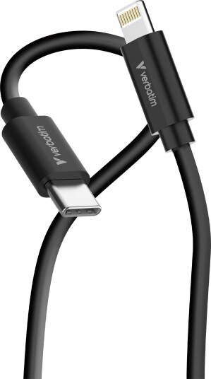 Verbatim Essentials Sync & Charge USB-C to Lightning 2pack 1m BLK&WHT