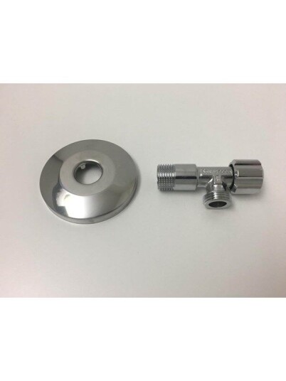 Megatherm Unite stop valve 12 x 12 with 77 mm rosette short version