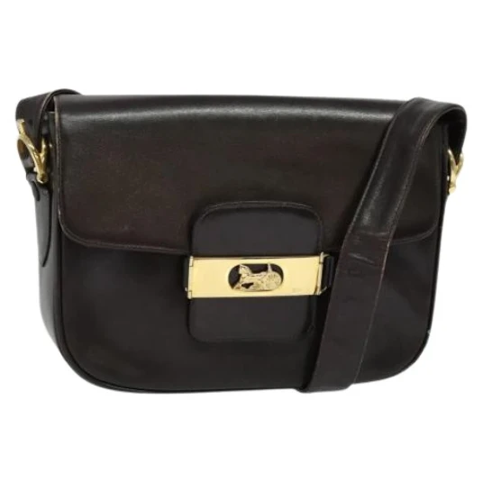 Celine Vintage Dame Brun