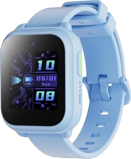 Zte K2 - Smartklokke Med Stropp - Display 1.4" - 128 Mb - Wi-Fi, Lte - 4G - 2 Megapiksel Kamera - Blå