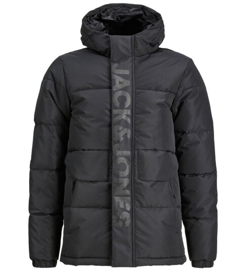 Jack & Jones Junior Black Cospeed Puffer Jakke 152 Jack & Jones Junior Black Cospeed Puffer Jakke 152
