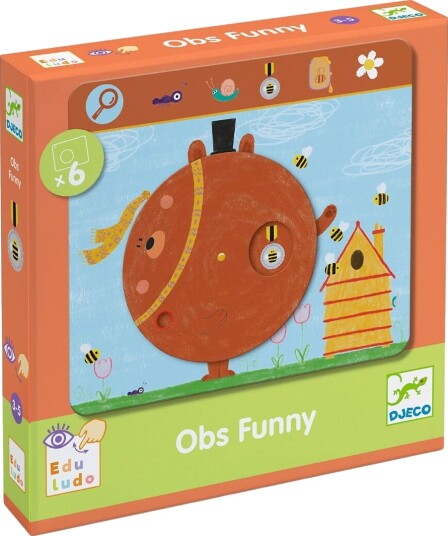 Djeco Spill Finn Og Snu Morsomt OneSize Spill