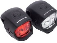 Falcon Eye Bicycle lamp set, Falcon Eye WEEKS, 10 lm/5 lm, battery, set (batteries, handles), blister Falcon Eye Bicycle lamp set, Falcon Eye WEEKS, 10 lm/5 lm, battery, set (batteries, handles), blister