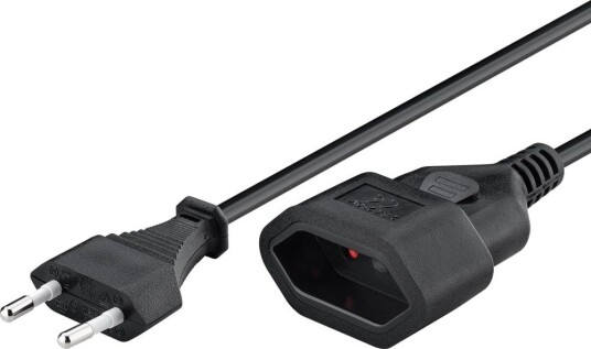 Goobay Forlengelseskabel Europlug Type C 2m
