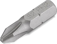 Bits PH2 x 25 mm - 2 stk.