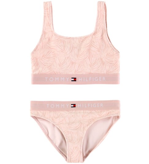 Tommy Hilfiger Bralette Set Print Pink 164 170 Tommy Hilfiger Bralette Set Print Pink 164 170
