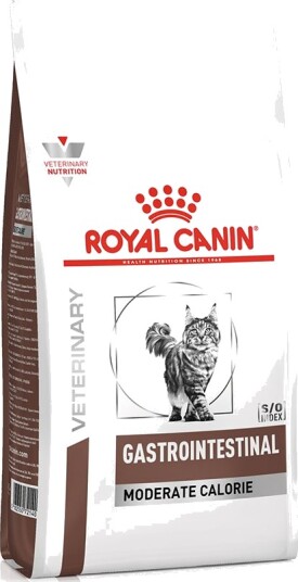 Royal Canin Veterinary Feline Gastrointestinal Moderate Calorie 2 X 4 kg