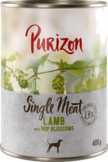 Purizon Våtfôr Single Meat Med Humleblomster Lam 6 X 400 G Purizon Våtfôr Single Meat Med Humleblomster Lam 6 X 400 G