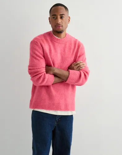 Jack & Jones Jcofade Knit Crew Neck Styd AW25 Strikkegensere Rosa