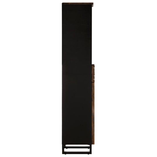 Skjenk 38x34x160 cm heltre akasie