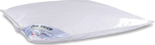 Zen Sleep Hodepute - 60x63 cm - Lav pute med 100% moskusdun - 1 kammer pute tilpasset barn
